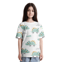Dinosaur Božić smiješna majica za djevojke dječake