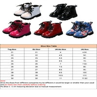 Kesitin Girls Boys Bops čizme, čipke vodootporne borbene cipele sa bočnim patentnim zatvaračem za malo