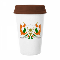 Niger Africa National Emblem mlog kafe pijenje za piće Keric CEC CUP poklopac