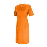 Zlekejiko Otvoreno Kratka modna remena haljina Ležerne prilike Veliki V-izrez za ženske ženske haljine