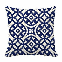Simetrični geometrijski ukras u boji za krevet