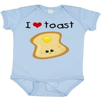 Inktastic volim poklon tost poklon baby boy ili baby girl bodysuit
