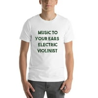 Camo muzika u uši - električna violinista pamučna majica kratkih rukava po nedefiniranim poklonima