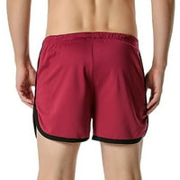 Tking modne muške hlače Sportske pune boje džepom za crtanje labavih kratkih hlača joge hlače za muškarce