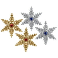 Snowflake božićni ukrasi za viseći dekor xmas party zalihe
