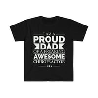 Ponosan tata fenomenalnog korijenskog majica kiropraktičara S-3XL Očev dan