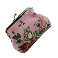 Dizajn cvijeća Promjena torbice Novčanik Žene Dvostruki kopča okvira Kovanica Džepne Dječje Djevojke