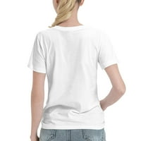 Grafički tiskani ženski majica kratkih rukava - moderan i udoban ljetni vrh za žene