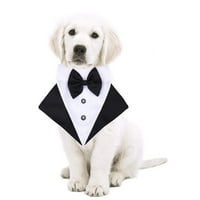 Podesivi ovratnik pogodan je za male, srednje i velike pse i mačke, formalni kravat trokuta za pse
