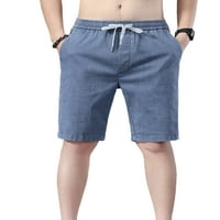 Paille muški sredina struka Classic Fit Ljetne kratke hlače Ležerne prilike za odmor Hratke za odmor