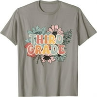 Treća ocjena nastavnička majica natrag u školu Prvi dan školske majice