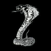 Pop Art ženska ženska baseball Word Art Majica - Tyles of zmije