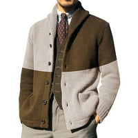 Zimske muške jakne plus veličina modnih muških ležernih dugih rukava pleteni dugi kardigan vrhovi bluza