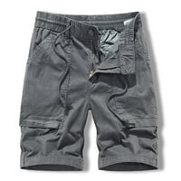 Muške garderne kratke hlače Čvrsto kolor više džepne patentne patentne patentne patentne patentne pauzeje