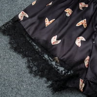 EdVintorg žene satenske svilene kamisole pidžamas kratke hlače set klirence seksi čipka CAMI tenk Top