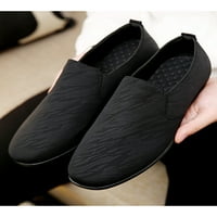 Ymiytan Mušnja udobne casual cipele za cipele prozračne kretanje protiv klizanja hodanje platna loafer