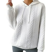 Dugi rukav toplo u boji Čvrsti ženski džemper za zimsku pulover sa zimskim pulover za žene Dnevni pulover