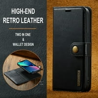 Deluxe u sklopivom slučaju iPhone Pro MA, novčanik za futrole Folio, odvojivi magnetni PU iPhone Pro MA i držač kartice