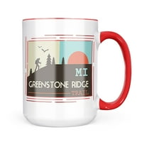 Neonblond američke pješačke staze Greenstone Ridge staza - Michigan krig poklon za ljubitelje čaja za