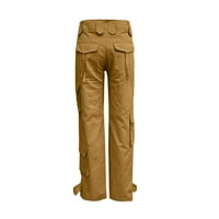 Pantalone za ženske teretne hlače meke dame Solid pantalone Hipi panke pantalone Streetwear Jogger džepni