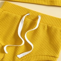 Eyicmarn Baby Girls Hotsores set, špageti kaiševi kamisole s elastičnim šarkima struka ljetna odjeća