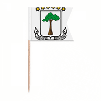 Ekvatorijalna Gvineja Nacionalni amblem za zastave za zastave za označavanje za zabavu za zabavu
