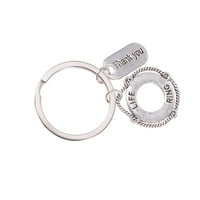 Rosarivae Life Buoy Key Chain Privjesak hvala rezbarenim liferskim prstenom prstenaste poklon