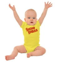 Klasični bomboni Šećerni bebe Logo Romper Boys ili devojke Bebe Brisco marke 12m