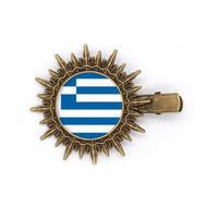 Grčka Nacionalna zastava EU Country Fripepin za glavu za sunčanje Retro metalni kopči PIN