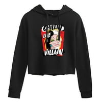 Disney Villians - Cruella Chillin kao negativac - Juniori obrezani pulover Hoodie