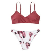 Ženski kupaći kostimi cvjetni push-up set podstavljeni ženski nasumični bikini od kupaći kostimi kupaći