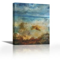 Misty Seascape - Savremena likovna umjetnost Giclee na platnu Galerija za galeriju - zidni dekor - umjetničko