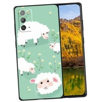 Kompatibilan sa Samsung Galaxy Note 5G futrolom telefona, kućište za ovčje životinjske silikonske zaštite