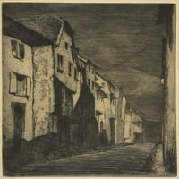 Ulica u Saverne Poster Print James McNeill Whistler