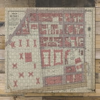 Puzzle - Mapa New York ploče 7, deo odeljka G.W. Bromley & Co