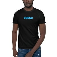 Plava Kongo pamučna majica s kratkim rukavima po nedefiniranim poklonima