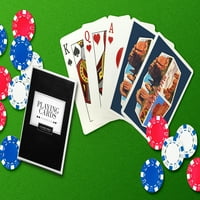 Sedona, Arizona, kolaž, kontura, lampionska preša, premium igraće karte, kartonski paluba s jokerima,