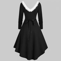 Haljine za žene Ženske haljineprinted Tunika PartyA-line haljina kraga ležerna haljina crna + SAD: 18