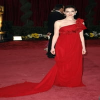 Anne Hathaway po dolasci za deo - Crveni tepih - 80. godišnje