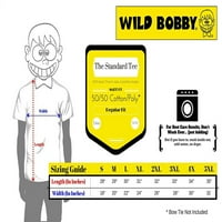 Divlji Bobby, šarena neonska zaptivna ljubavnica Muška grafička majica, ugljen, mali