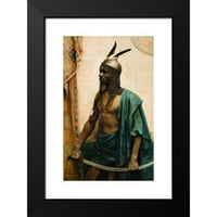 Charles Knighton Warren Black Moderni uokvireni muzej Art Print pod nazivom - nubijanska straža