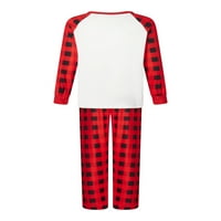 Treegren Family Božićni koji se slaže pidžami setovi Božićne jamstva za parove Božićne PJS Xmas Holiday Sleep Set