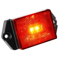 Lumitronics reflektorski klirens LED marker svijetlo w uho nosač - crvena
