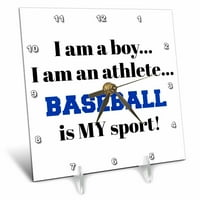 Ja sam dečak, ja sam sportaš, bejzbol je moj sport, crna plava slova DC-265933-1