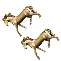 Kipovi od mesinganog konja bakrene konjičke skulpture Desktop ukrasi Poslovni poklon