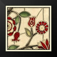 Megar, Megan Black Moderni uokvireni muzej umjetnički print pod nazivom - Cvjetni mozaik II