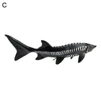 Životinjski model Čvrsta pažljiva izrada plastični sivi kitovi životinjski model za ukrašavanje radne