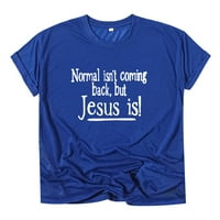 Yueulianxi Normal se ne vraća. Isus je košulja u svojoj ljubavnoj grafičkoj grafici Vintage Isus