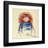 Pierre-Auguste Renoir Black Moderni uokvireni muzej umjetnički print pod nazivom - Coco