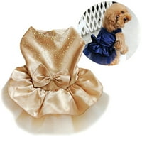 Kultura kućna ljubimca Puppy Bow Gaze Tutu haljina suknja Mačja Sequin princeza odjeća za odjeću